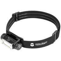 TOOLCRAFT TO-9469515 Hoofdlamp COB LED werkt op Li-ion oplaadbare batterij 450 lm 13 h