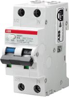 ABB aardlekautomaat 16A 1-polig + N Type A DS201A - B16A 30mA elke groep eigen aardlekschakelaar
