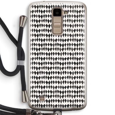Crazy shapes: LG K10 (2016) Transparant Hoesje met koord