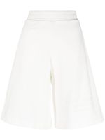 Emporio Armani short de jogging à logo embossé - Blanc