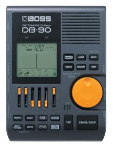 BOSS DB-90 metronoom 30 - 250 bpm Digitale metronoom Zwart