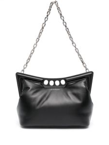 Alexander McQueen The Grip leather shoulder bag - Noir