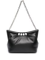 Alexander McQueen The Grip leather shoulder bag - Noir