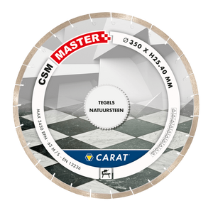 Carat DIAMANTZAAG TEGELS Ø350x30,00MM, CSM MASTER - CSMM350500 - CSMM350500