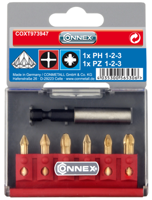 Connex Bitsset Ph+Pz Diamant (7Dlg) - COXT973947