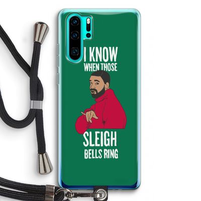 Sleigh Bells Ring: Huawei P30 Pro Transparant Hoesje met koord