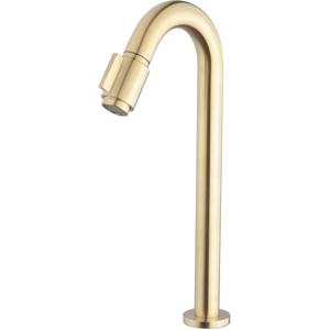 Wiesbaden Victoria Fonteinkraan - Toiletkraan - Koudwaterkraan - XL - 1/2 - Geborsteld Messing