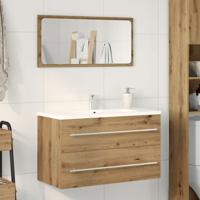 Badkamer wastafelkast Artisan Oak 80x38,5x48 cm Engineered Wood Badkamer wastafelkast Artisan Oak 80x38,5x48 cm Engineered Wood