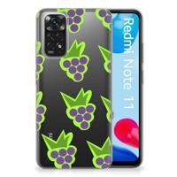 Xiaomi Redmi 10 | Redmi Note 11 4G | Siliconen Case | Druiven