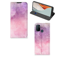 Bookcase OnePlus Nord N100 Pink Purple Paint - thumbnail