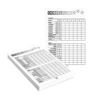 Soho?Scoreblok voor Yahtzee spel - 4x - blok 100 vellen - dobbelspel - punten opschrijven - dobbelbl