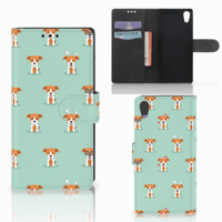 Sony Xperia XA1 | Telefoonhoesje | Met pasjeshouder | Pups