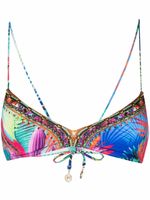 Camilla haut de bikini à imprimé Whats Your Vice - Bleu