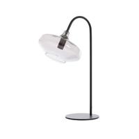 Light&living Tafellamp E14 31x22x50 cm SOLNA mat zwart+smoke glas