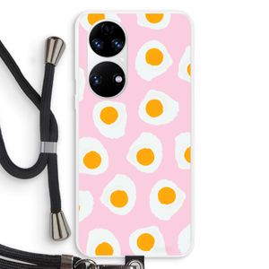 Dancing eggs: Huawei P50 Transparant Hoesje met koord