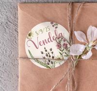 Geslacht onthullende bloemen Stickers laten maken