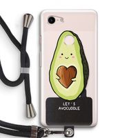 Avocuddle: Pixel 3 Transparant Hoesje met koord