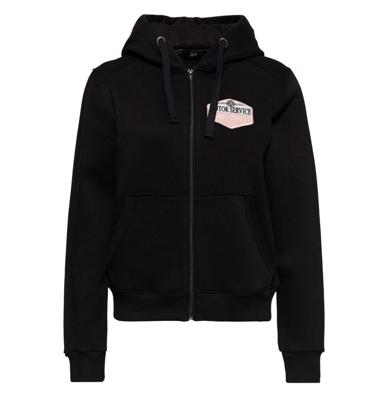 Queen Kerosin Ladies Hoodie Vest We Can Do It Black-S