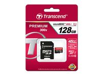 Transcend Premium microSDXC-kaart Industrial 128 GB Class 10, UHS-I Incl. SD-adapter - thumbnail