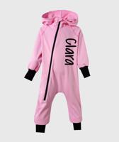 Onepiece Jersey Jumpsuit Pink - thumbnail