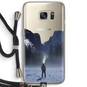 Wanderlust: Samsung Galaxy S7 Transparant Hoesje met koord
