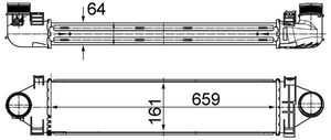 Intercooler, inlaatluchtkoeler CI501000S