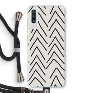 Marrakech Arrows: Samsung Galaxy A70 Transparant Hoesje met koord