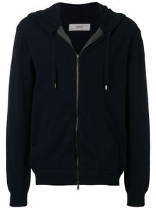 Pringle of Scotland knitted lounge hoodie - Bleu