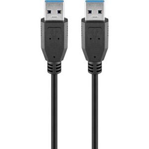 Goobay TCOCUAA18U3 USB-kabel USB 3.2 Gen 1 (3.1 Gen 1) 3 m USB A Zwart