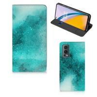 Bookcase OnePlus Nord 2 5G Painting Blue