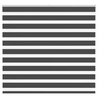 VidaXL Zebra rolgordijn 155x150 cm stofbreedte 150,9 cm zwart