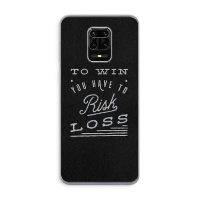 Risk loss: Xiaomi Redmi Note 9 Pro Transparant Hoesje