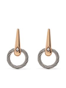 Charriol boucles d'oreilles Infinity Zen - Argent