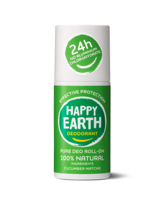 Happy Earth 100% Natural Deo Roll-On Cucumber Matcha
