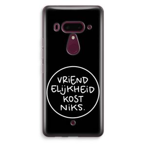 Vriendelijkheid: HTC U12+ Transparant Hoesje