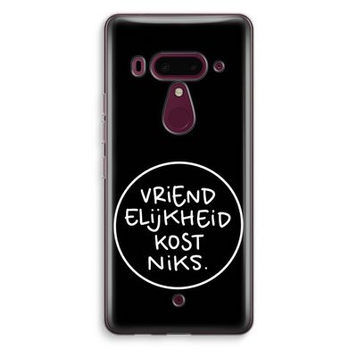 Vriendelijkheid: HTC U12+ Transparant Hoesje