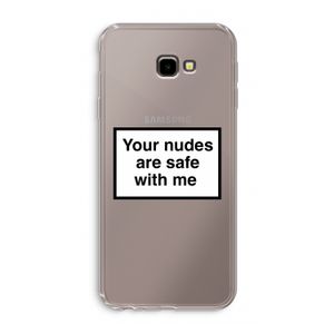 Safe with me: Samsung Galaxy J4 Plus Transparant Hoesje