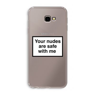 Safe with me: Samsung Galaxy J4 Plus Transparant Hoesje
