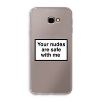 Safe with me: Samsung Galaxy J4 Plus Transparant Hoesje