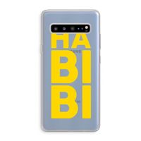 Habibi Majorelle : Samsung Galaxy S10 5G Transparant Hoesje