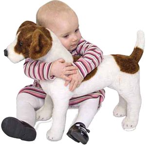 Melissa & Doug Grote Pluche Jack Russell Terrier