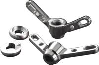 BRAVE CLASSIC Wing nut rear wheel pair silver