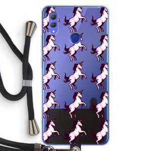 Musketon Unicorn: Honor Note 10 Transparant Hoesje met koord