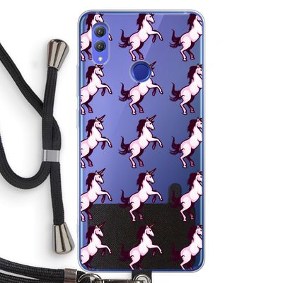 Musketon Unicorn: Honor Note 10 Transparant Hoesje met koord