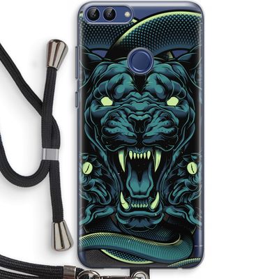 Cougar and Vipers: Huawei P Smart (2018) Transparant Hoesje met koord