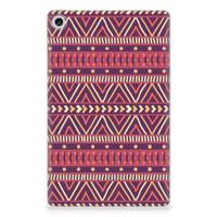 Lenovo Tab M10 Plus (3e generatie) Hippe Hoes Aztec Paars