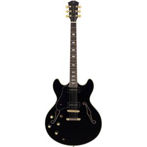 Sire Larry Carlton H7VL Black linkshandige semi-akoestische gitaar