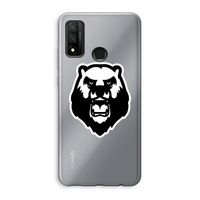 Angry Bear (white): Huawei P Smart (2020) Transparant Hoesje