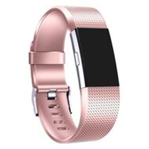 Fitbit Charge 2 sportbandje - Maat: Large - Rose Goud