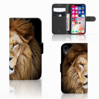 Apple iPhone Xr | Telefoonhoesje | Met pasjeshouder | Leeuw